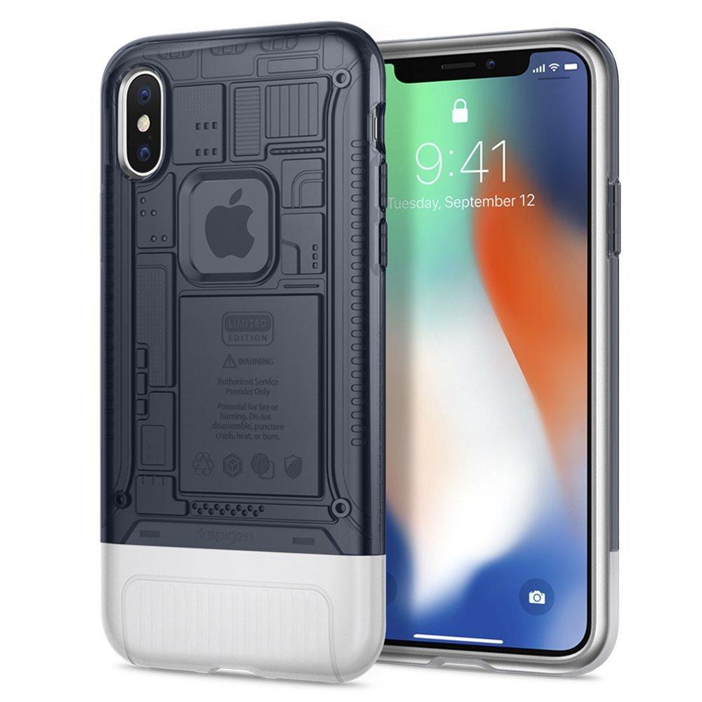Etui Spigen Classic C1 057CS23197 do iPhone X (graphite gray)