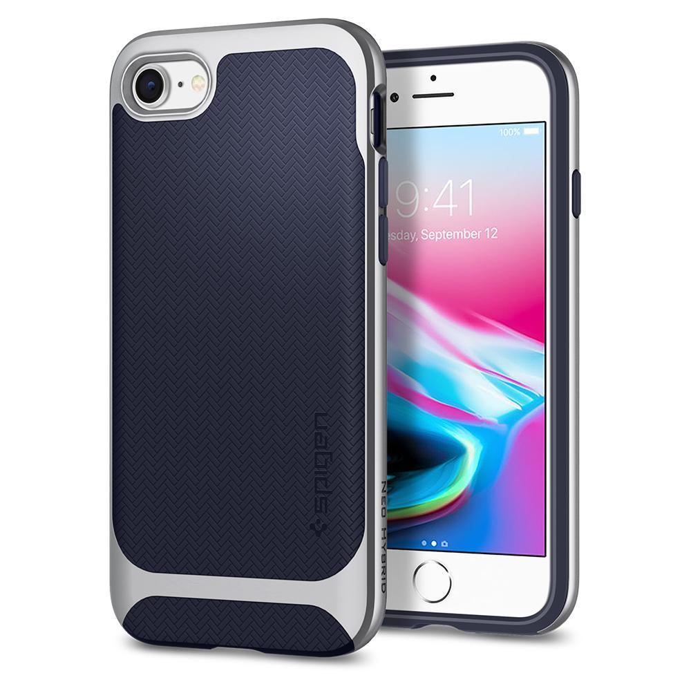 Spigen Neo Hybrid Herringbone 054CS22199 iPhone 7/8 (satin silver)