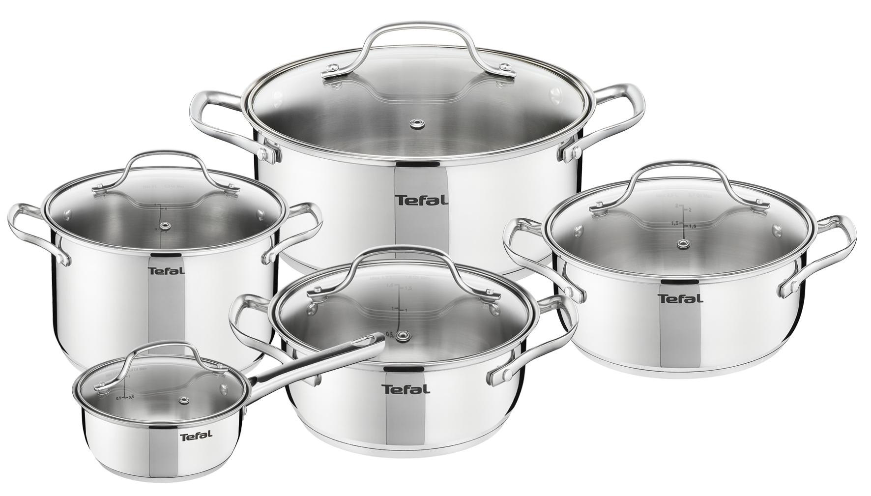 Tefal Zestaw Uno (garnki 10 el. + 2 patelnie)