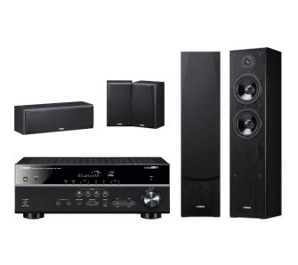zestaw kina domowego Yamaha MusicCast RX-V485 (czarny), NS-F51/NS-P51 (czarny)