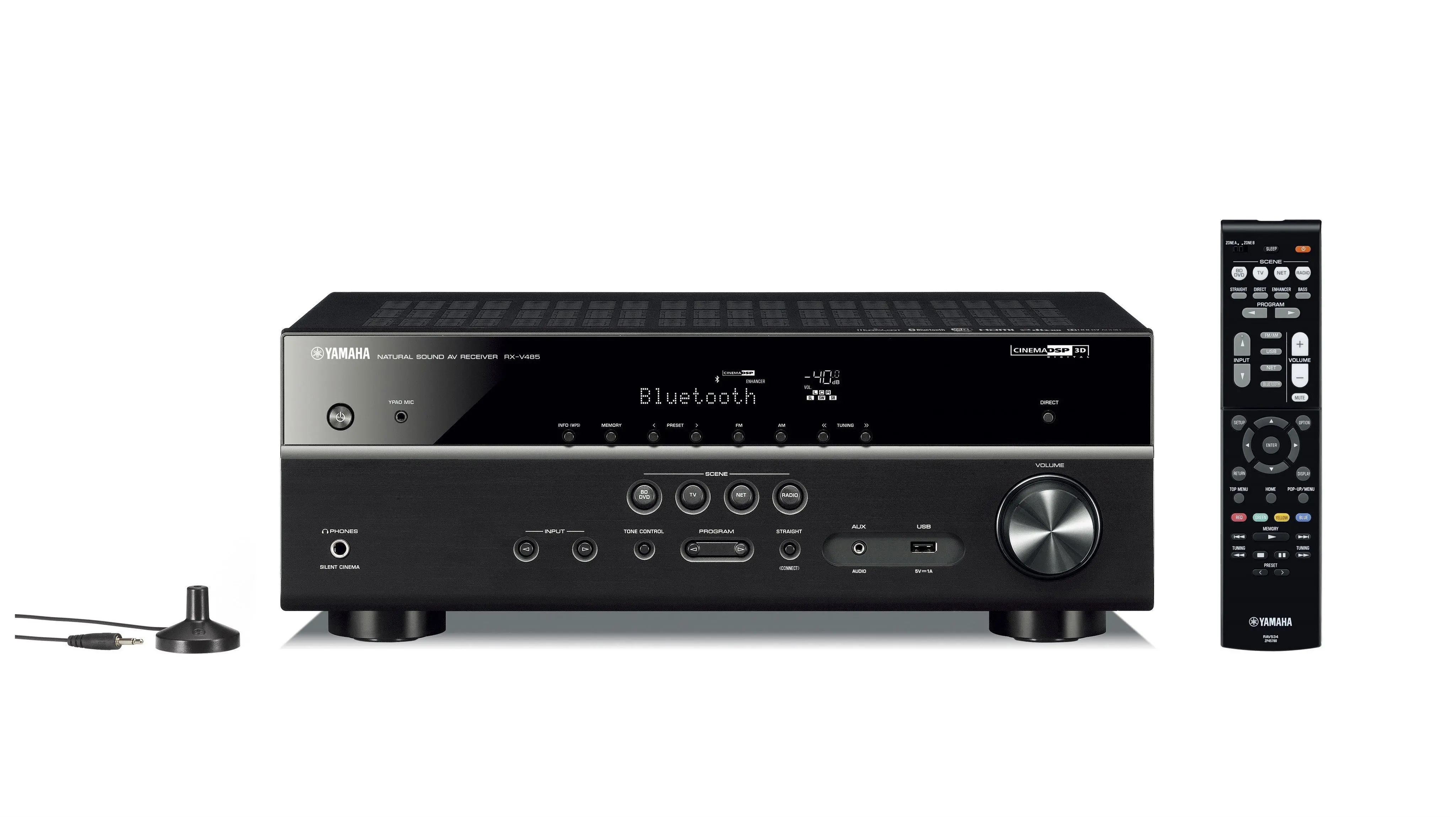 Zestaw kina Yamaha MusicCast RX-V485 Czarny, NS-F51/NS-P51 Czarny