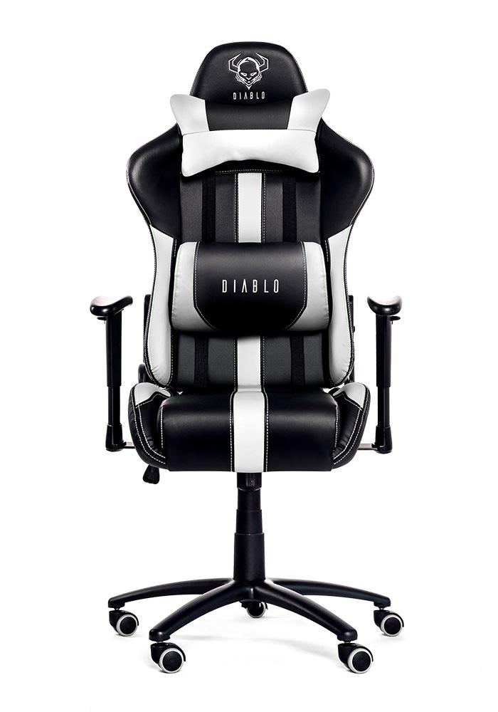 Fotel Diablo Chairs X-Player (czarno-biały)