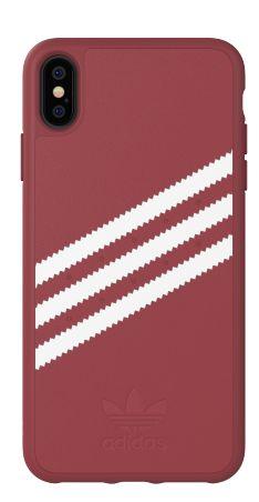 Etui Adidas Moulded Case PU Suede do iPhone Xs Max (różowy)