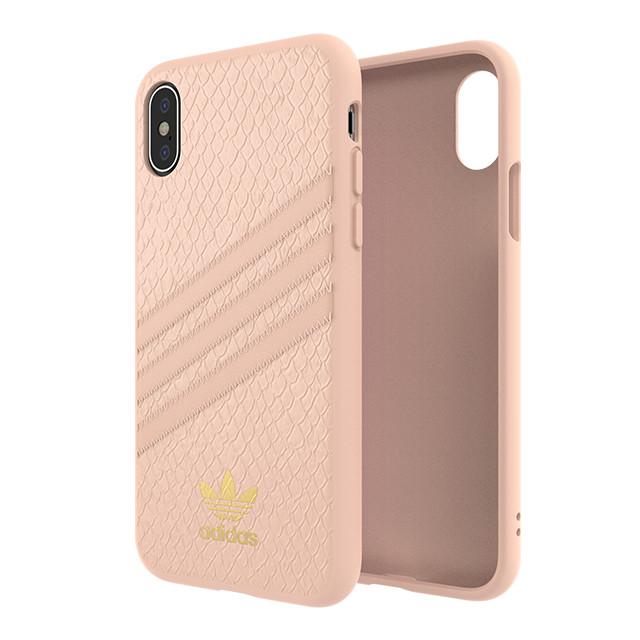 Etui Adidas Moulded Snake Case iPhone Xs Max (różowy)