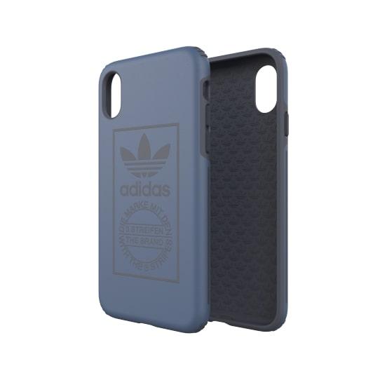 Etui Adidas Hard Cover do iPhone X (niebieski)