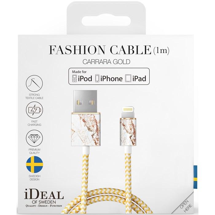 Kabel iDeal Of Sweden Carrara Gold Lightning-USB