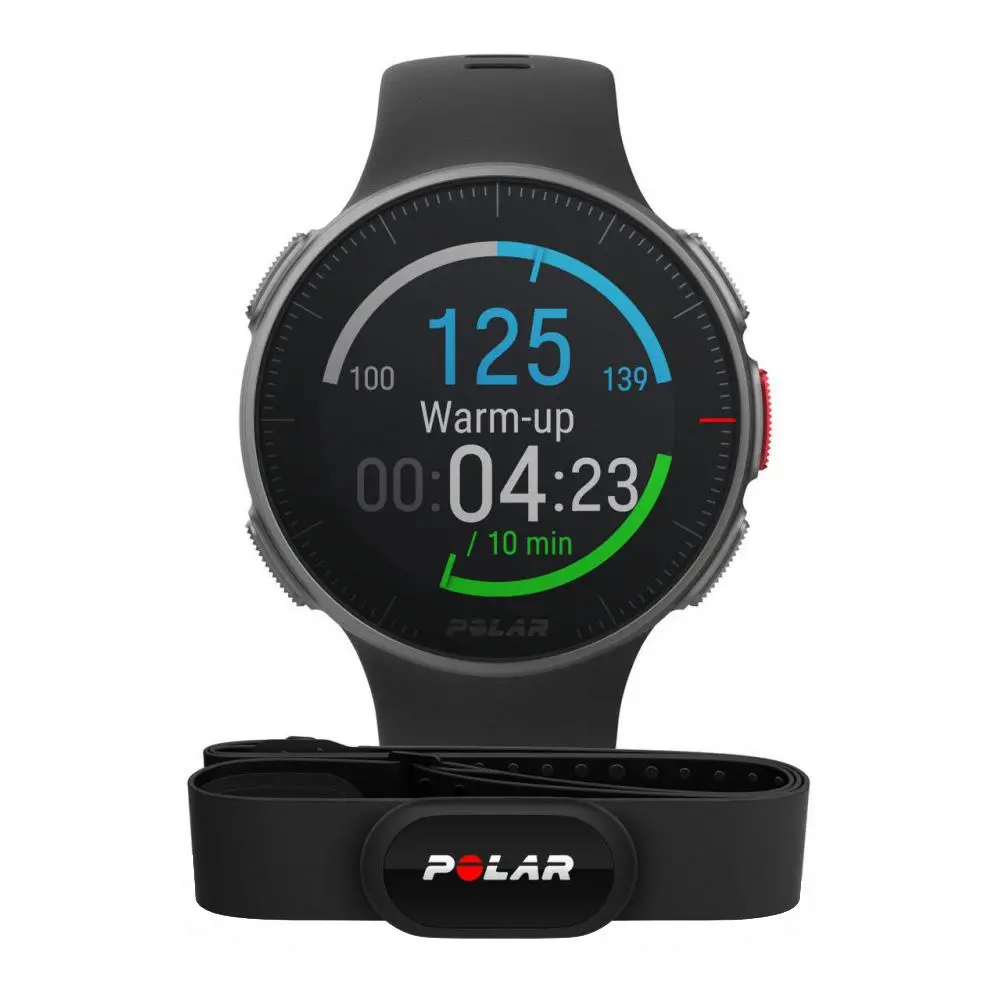 Zegarek sportowy Polar Vantage V + H10 46mm GPS Czarny