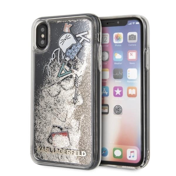 Karl Lagerfeld KLHCPXKSICGO iPhone X/Xs (złoty)
