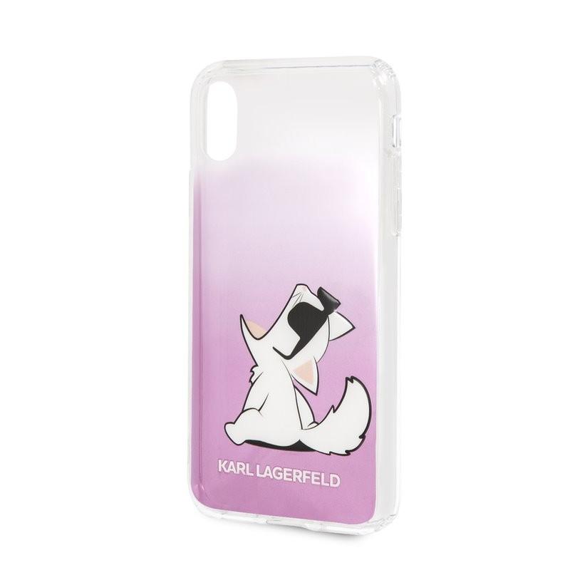 Etui Karl Lagerfeld KLHCPXCFNRCPI do iPhone X/Xs (różowy)