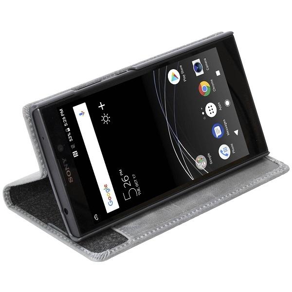 Etui Krusell Sunne 2 Card Foliowallet do Sony Xperia L2 (szary)