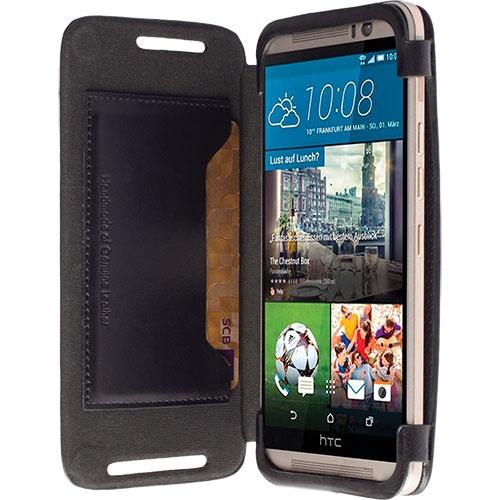 Etui Krusell Kiruna FlipCover HTC One M9 (czarny)