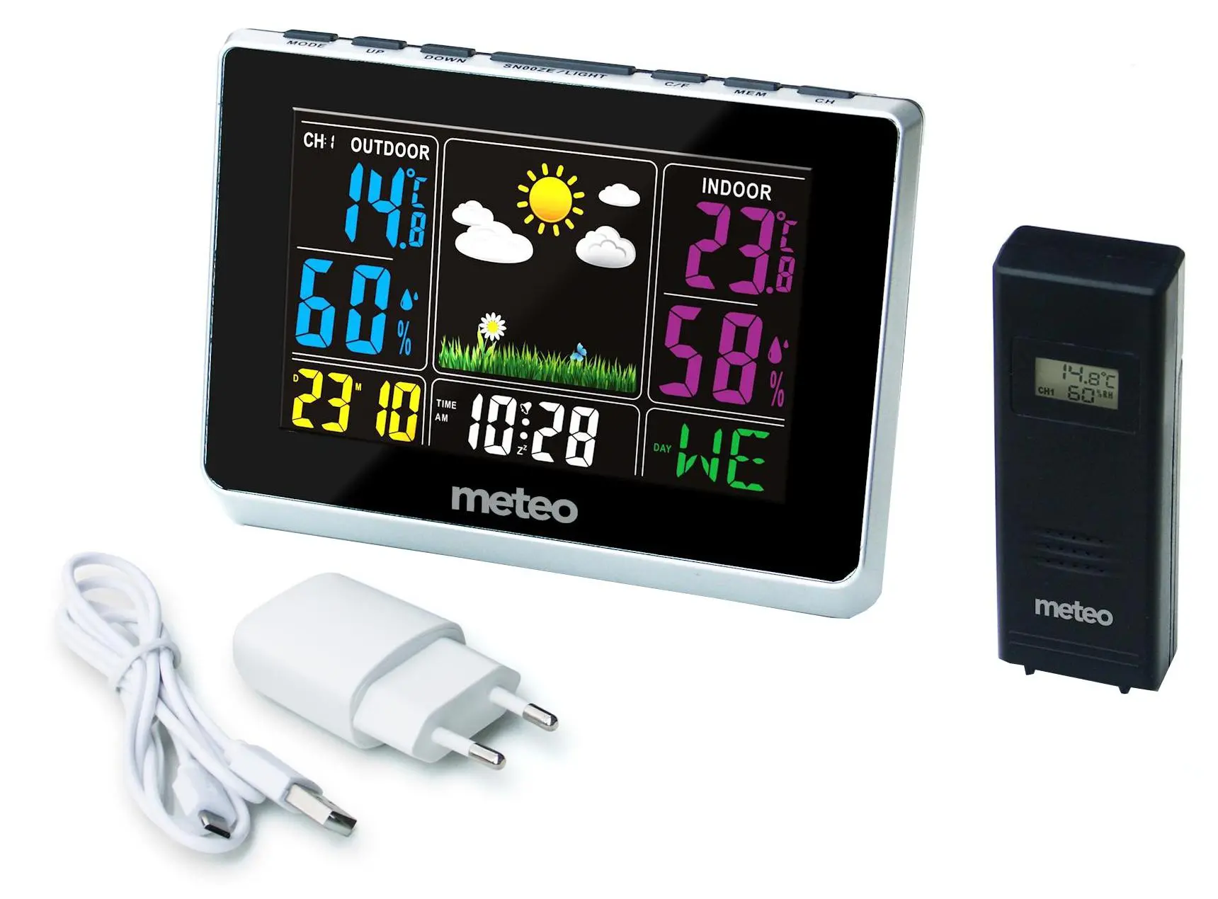 Stacja pogody Meteo SP62 S Srebrny