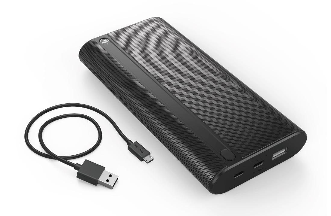 Powerbank Hama Power Pack "X20" 20000mAh 00178985 (czarny)