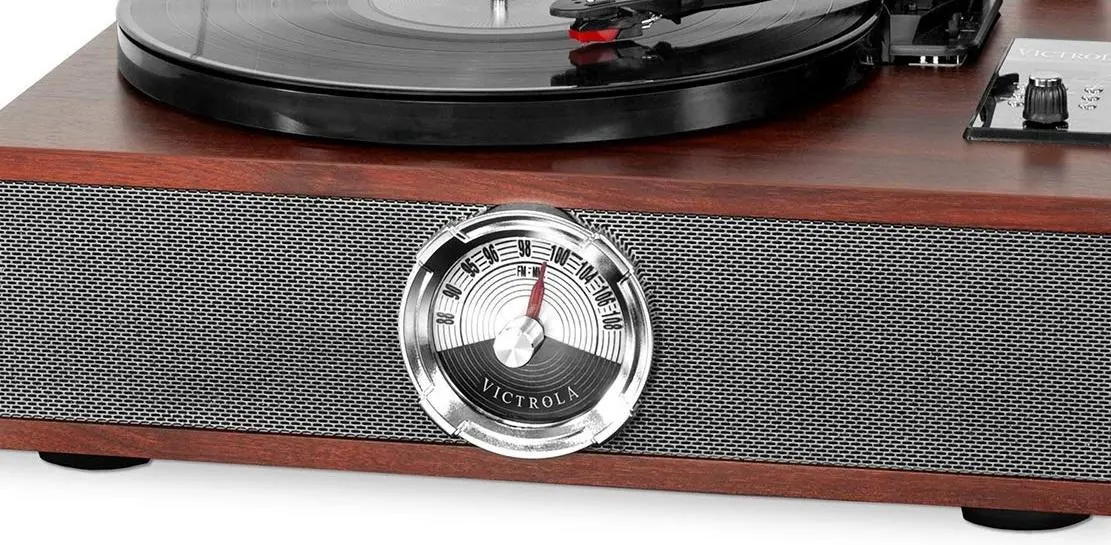 Gramofon Victrola VTA-60-ES Manualny Napęd paskowy Bluetooth Brązowy