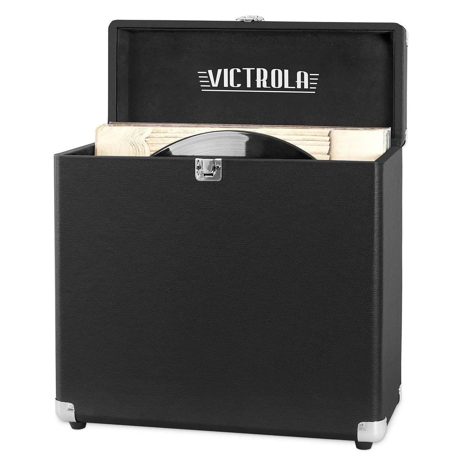 Pudełko na płyty Victrola VSC-20-BK