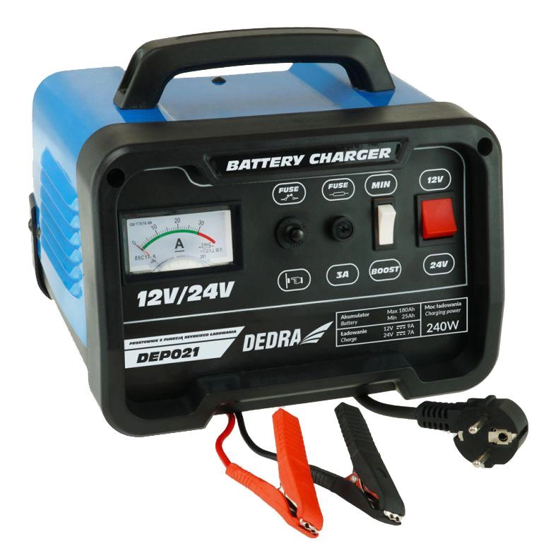 Prostownik Dedra DEP021 12/24V 25-180Ah