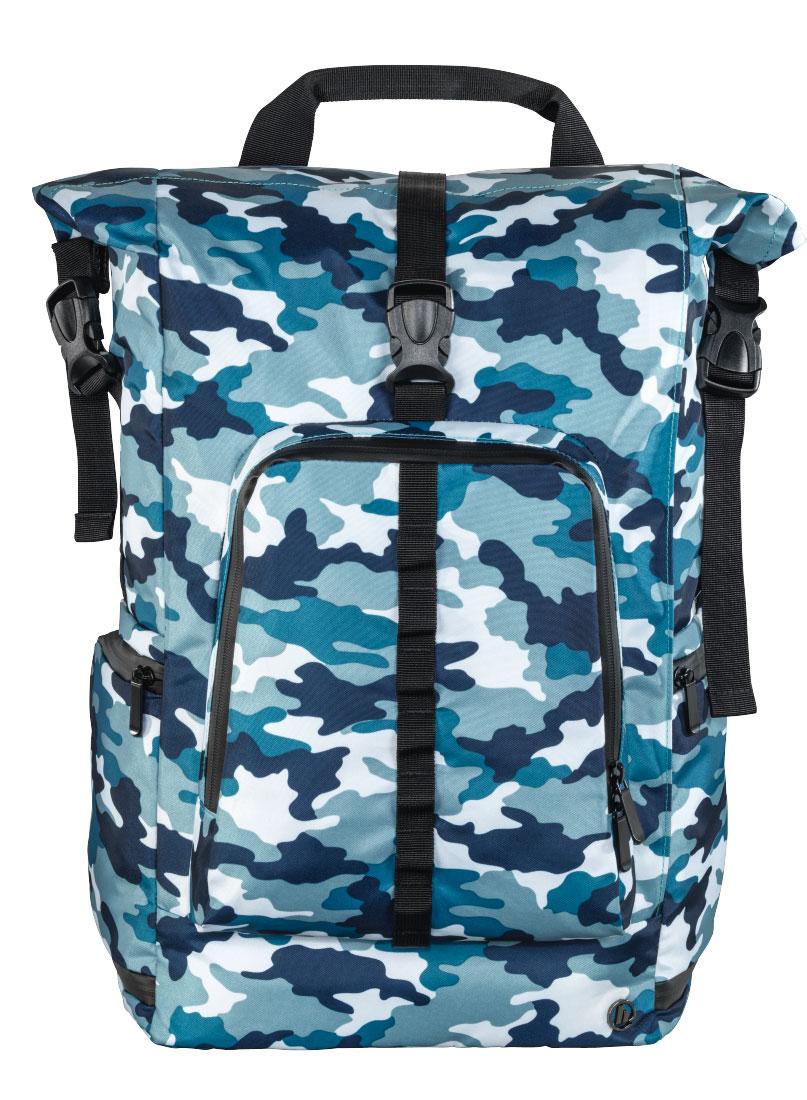 Plecak na laptopa Hama Roll-Top 15,6" (niebieski-moro)