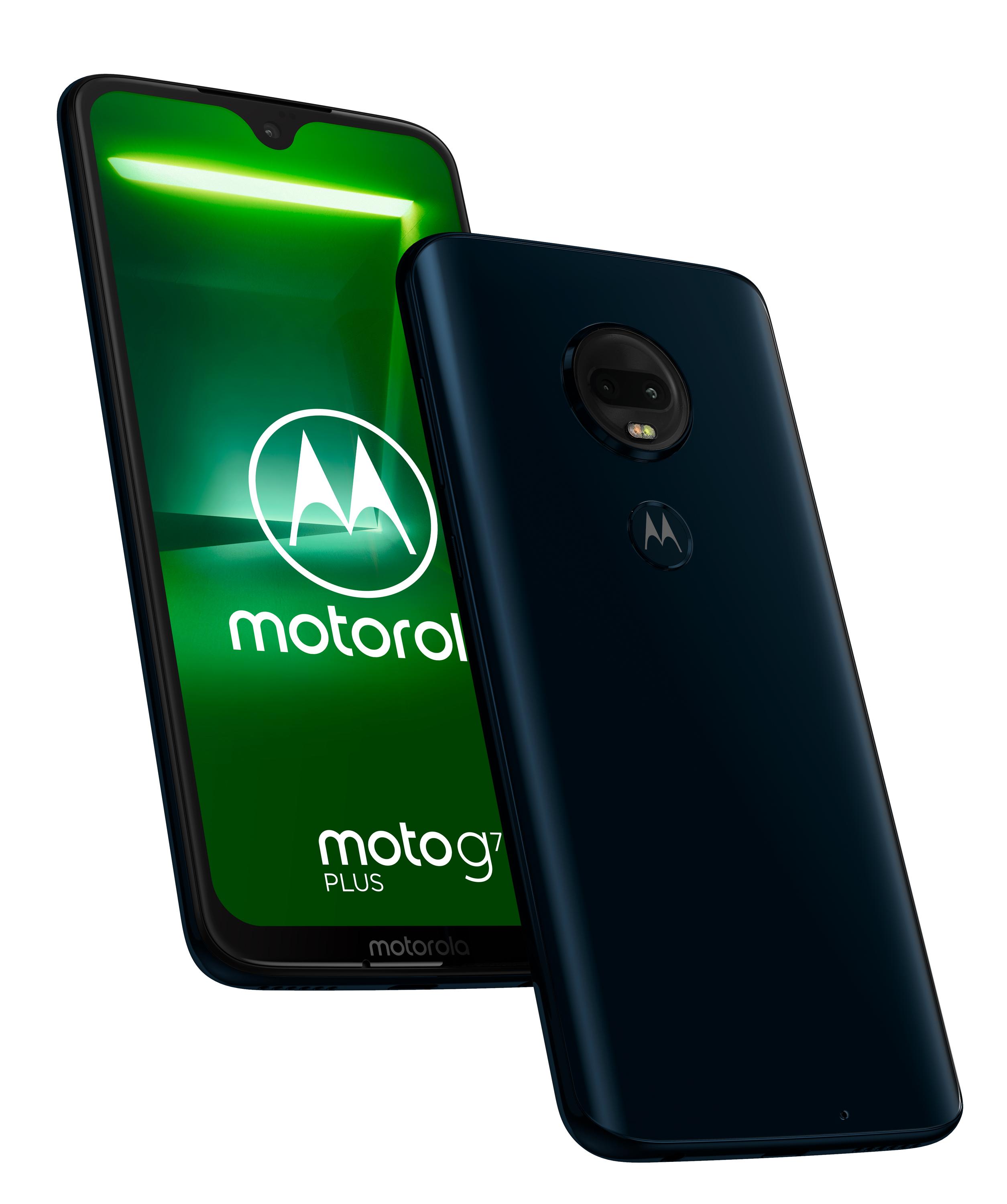 Smartfon Motorola Moto G7 Plus 4GB (granatowy)