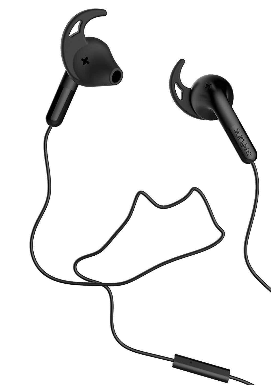 Słuchawki przewodowe DeFunc Earbud GO Sport (czarny)