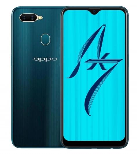 Smartfon OPPO AX7 (niebieski)