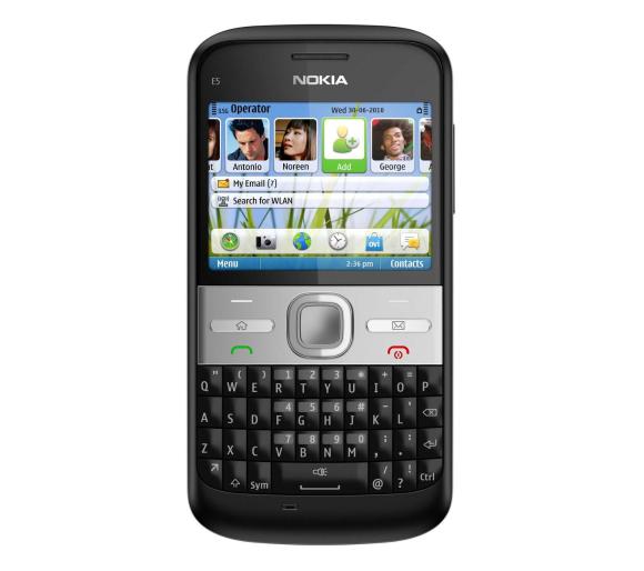 smartfon Nokia E5 (czarny)