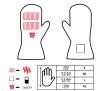 Rękawiczki GLOVII Ogrzewane rękawice jednopalczaste XL (czarny)