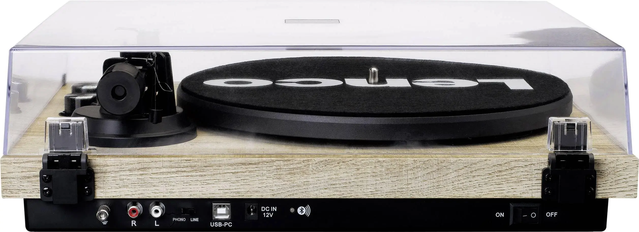 Gramofon Lenco LBT-188PI Manualny Napęd bezpośredni Przedwzmacniacz Bluetooth Sosna