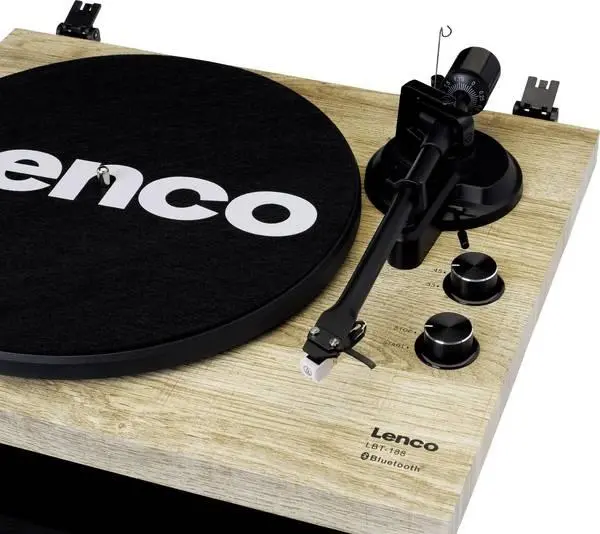Gramofon Lenco LBT-188PI Manualny Napęd bezpośredni Przedwzmacniacz Bluetooth Sosna