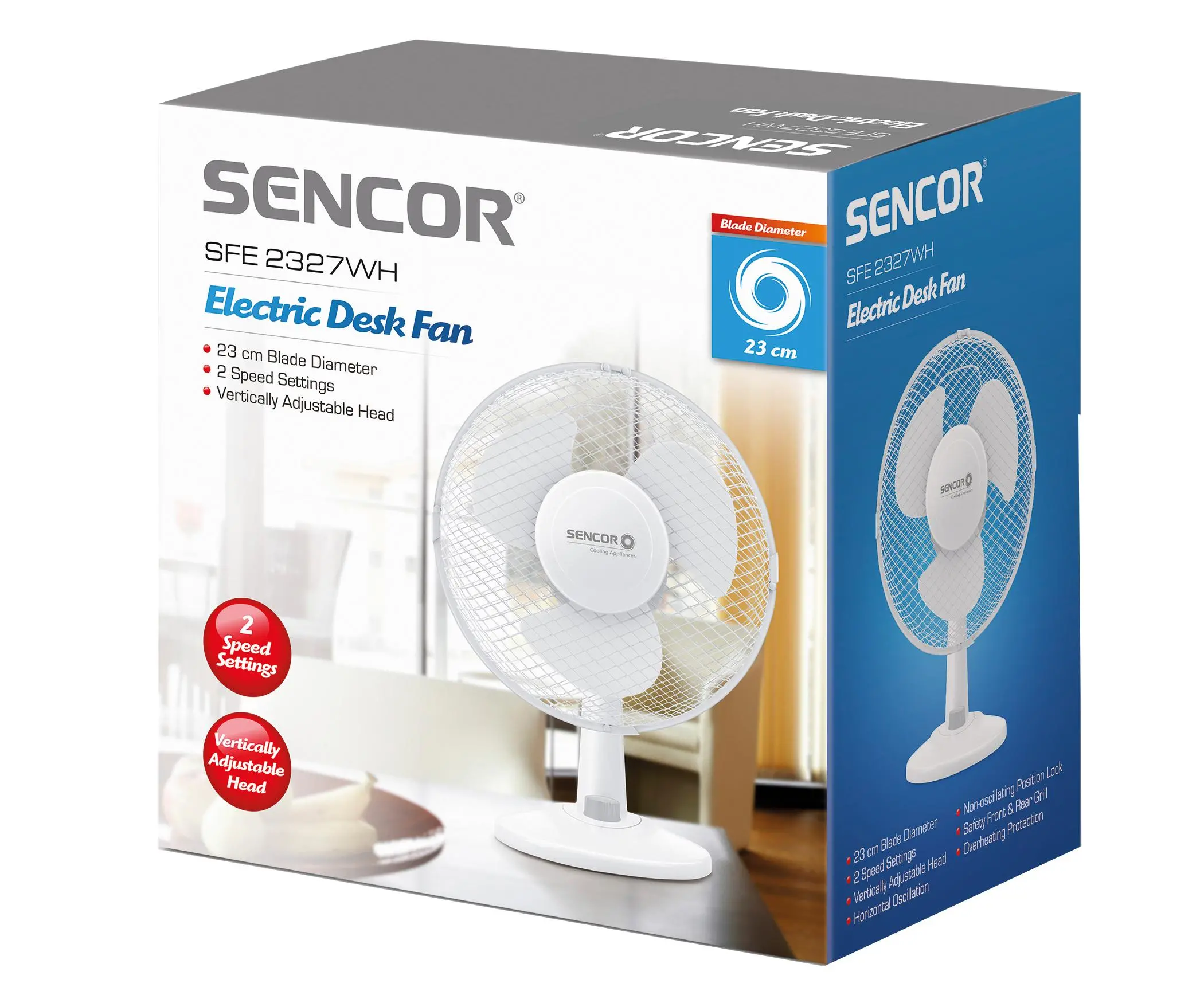 Wentylator Sencor SFE 2327WH
