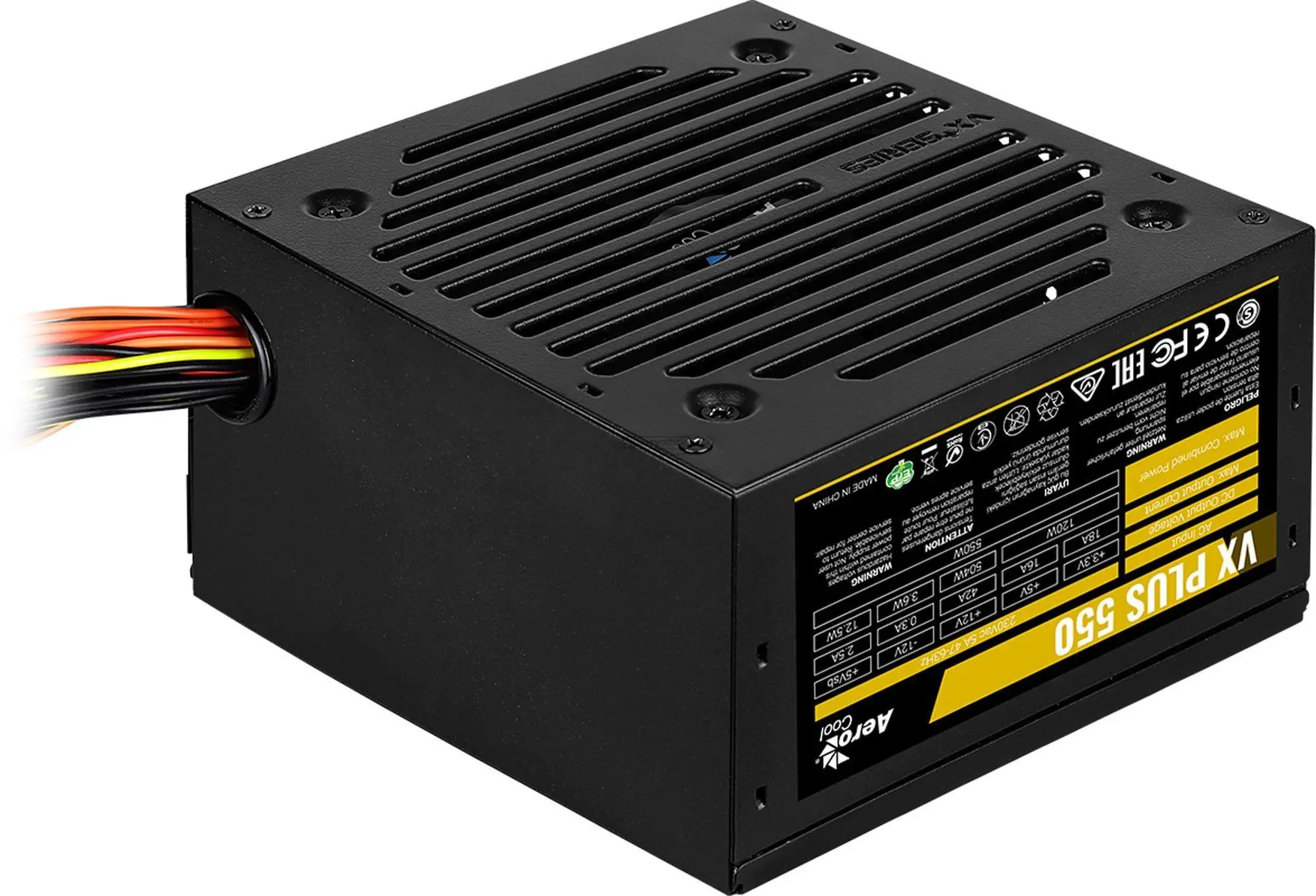 Zasilacz Aerocool VX-550 Plus 550W 80+ Czarny