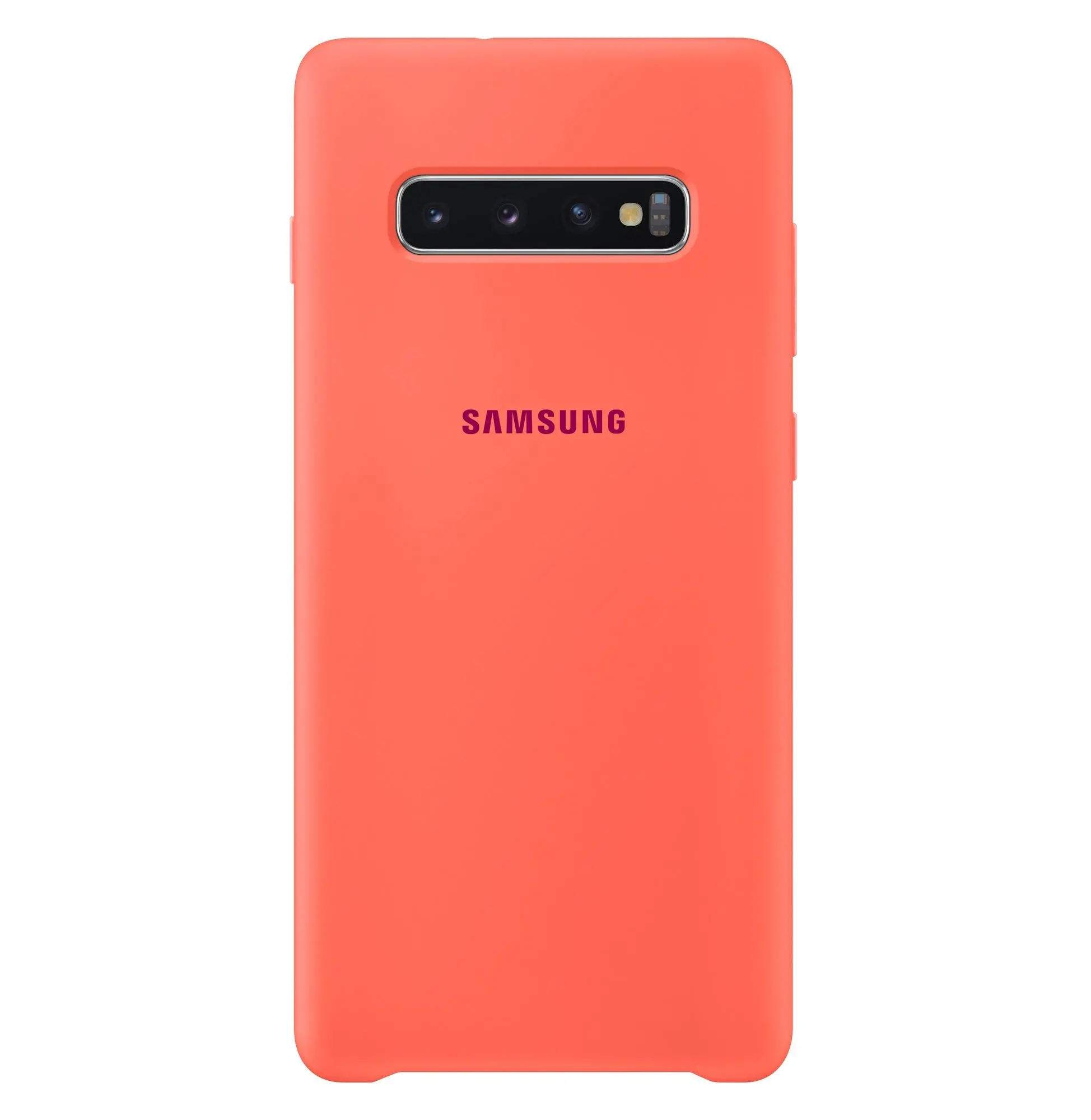 Etui Samsung Silicone Cover do Galaxy S10+ Koralowy