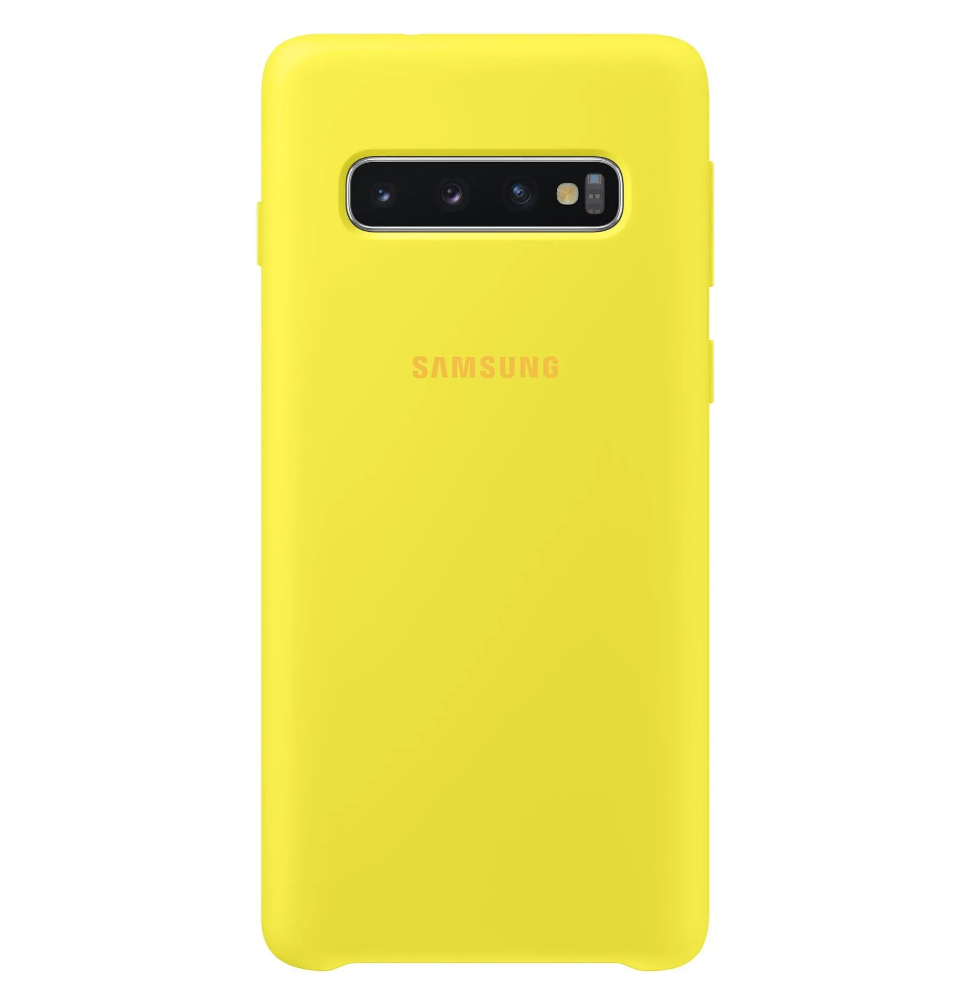 Etui Samsung Silicone Cover do Galaxy S10 Żółty