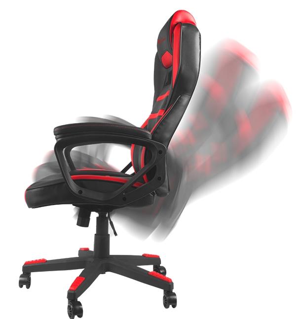 Fotel Genesis Nitro 350 (czarno-czerwony)