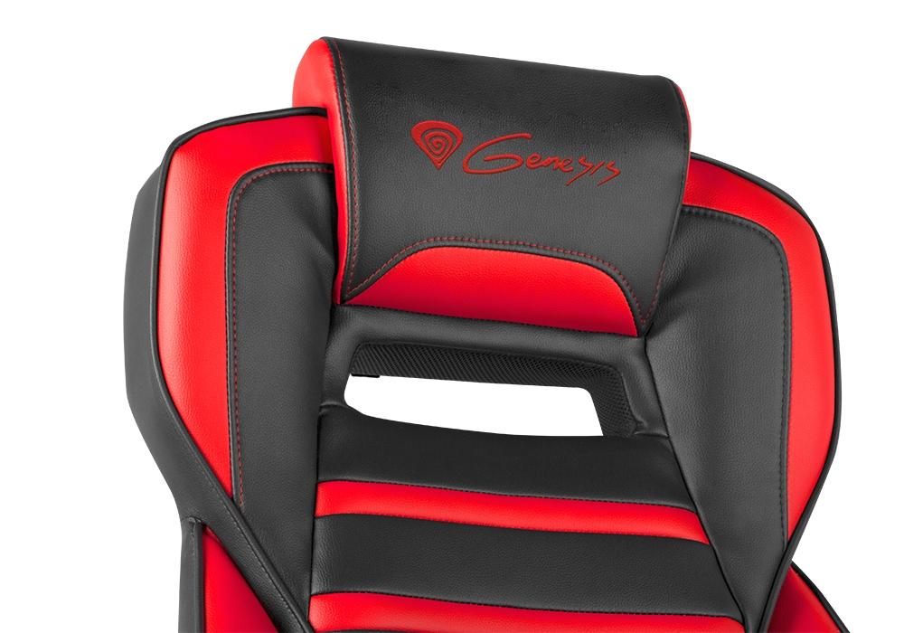 Fotel Genesis Nitro 350 (czarno-czerwony)