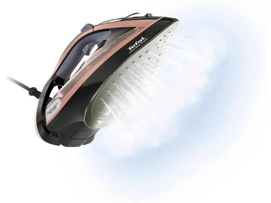 Żelazko Tefal Ultimate Pure FV9845 Durilium AirGlide Autoclean 260g/min