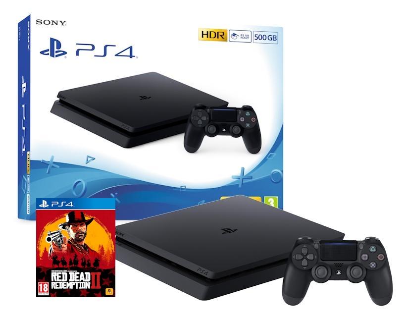 Konsola Sony PlayStation 4 Slim 500GB + Red Dead Redemption II