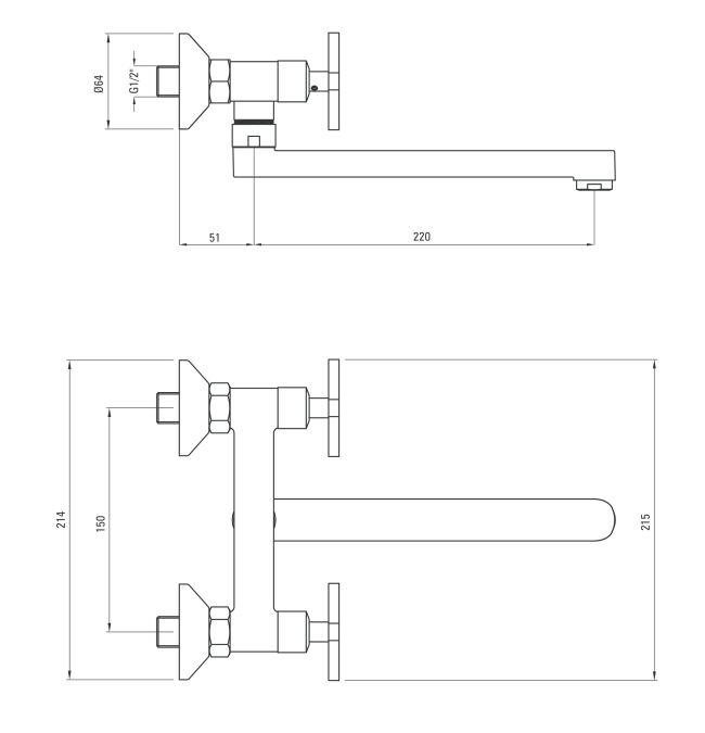 Bateria Deante Lucerna BEL 080D (chrom)