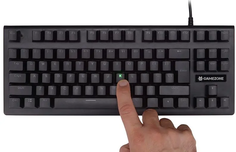 Klawiatura mechaniczna Tracer GAMEZONE Stinger 87 Czarny