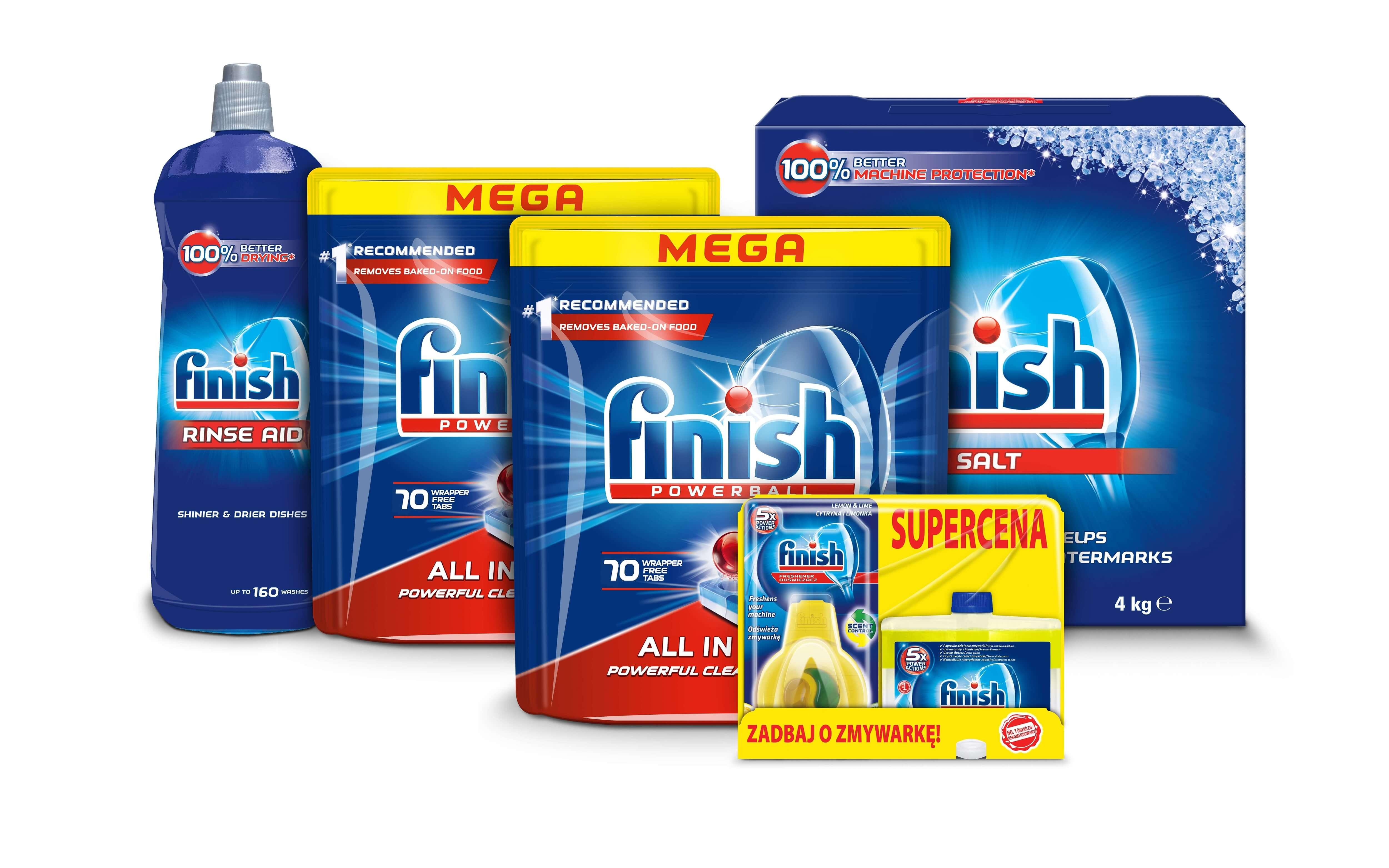 Zestaw startowy do zmywarki Finish Zestaw do zmywarek