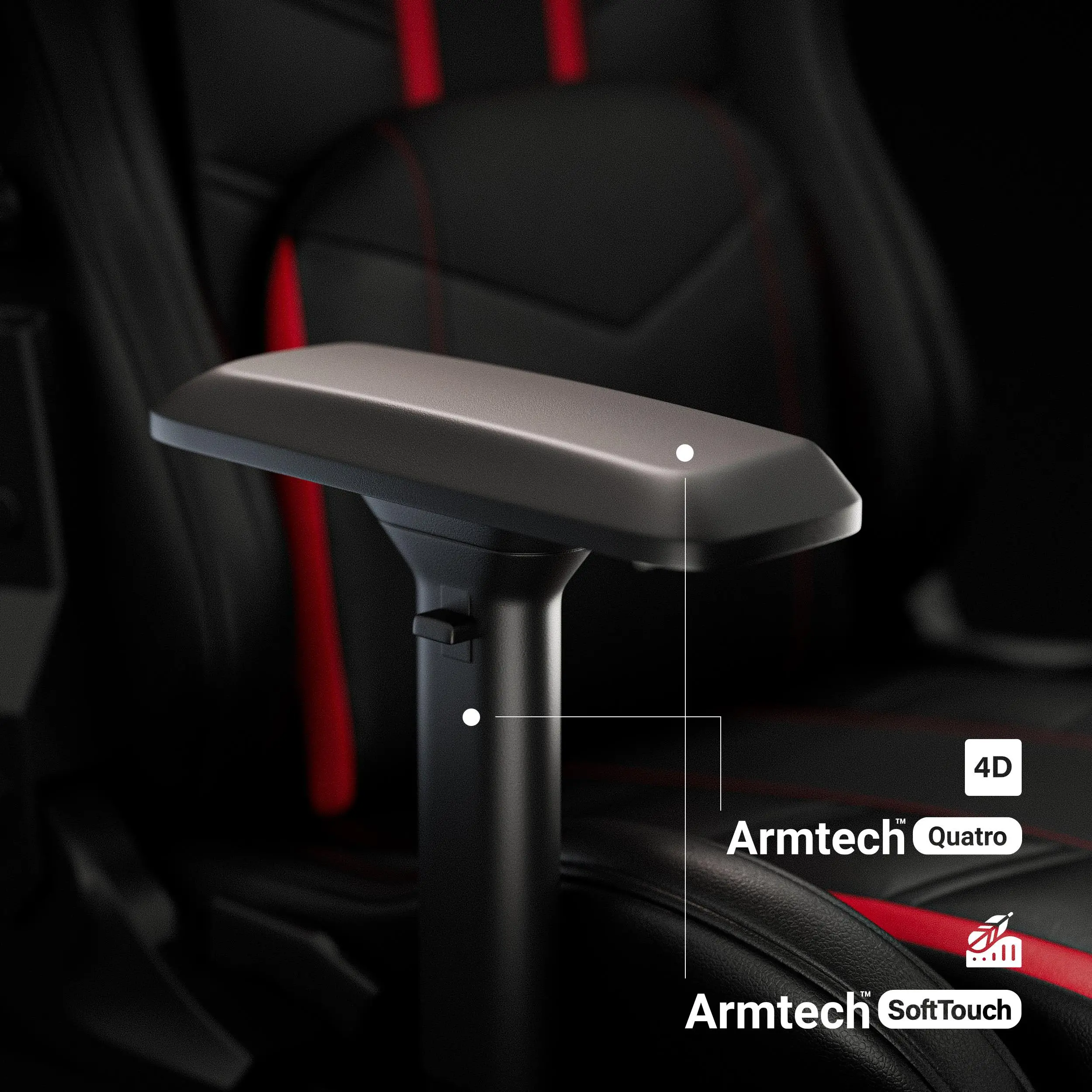 Fotel Diablo Chairs X-Ray 2.0 King Size Gamingowy do 160kg Skóra ECO Czarno-czerwony