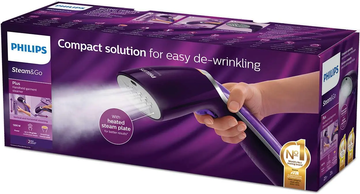 Parownica do ubrań Philips Steam&Go GC363/30 1300W 24g/min