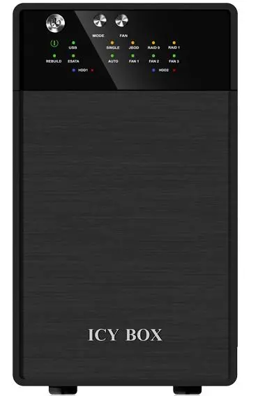Obudowa ICY BOX IB-RD3620SU3 Czarny