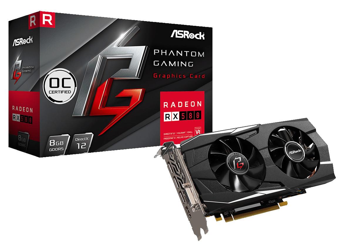 ASrock Phantom Gaming D Radeon RX580 8G OC
