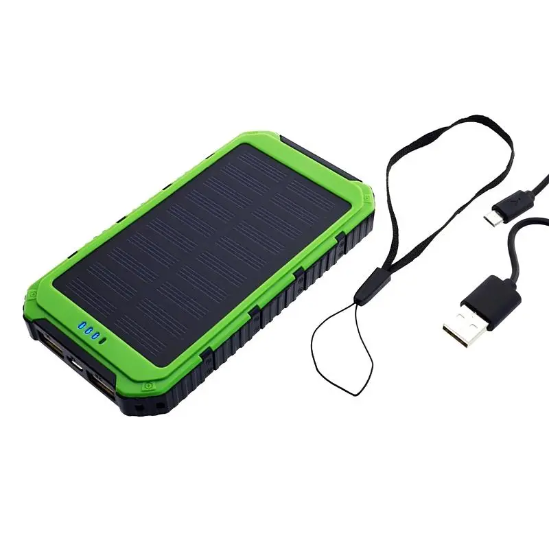 Powerbank PowerNeed S6000G 6000mAh ładowarka solarna z oświetleniem LED