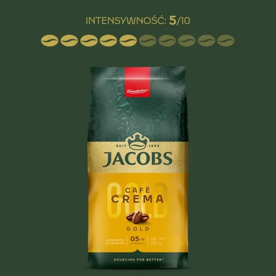 Kawa ziarnista Jacobs Crema 1kg