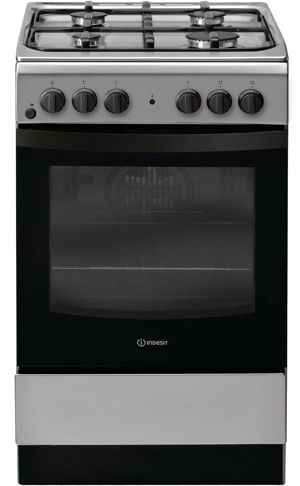 Kuchnia gazowo-elektryczna Indesit IS5G4KHX/E