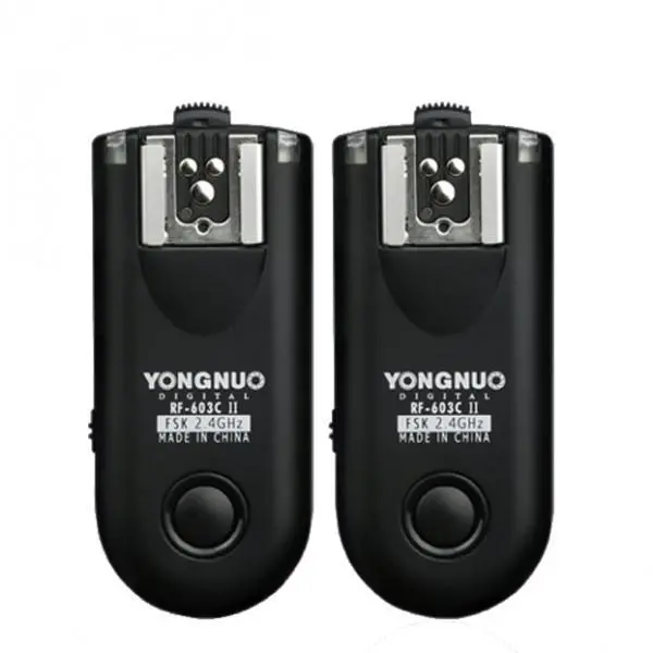 Zestaw do wyzwolenia Yongnuo RF603C II z kablem C1 do Canon