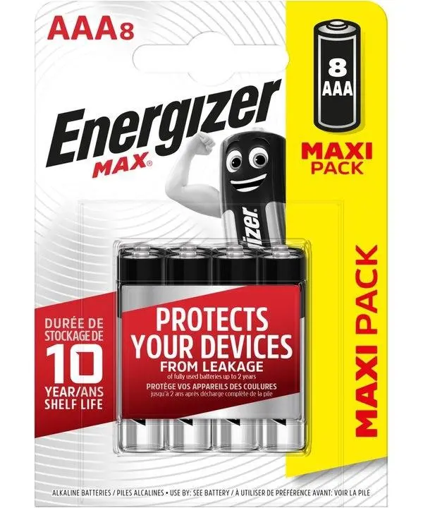 Baterie Energizer AAA Max 8szt.