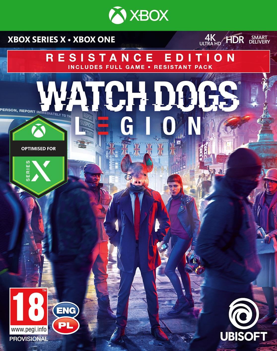 Watch Dogs Legion - Edycja Resistance Gra na Xbox One (Kompatybilna z Xbox Series X)