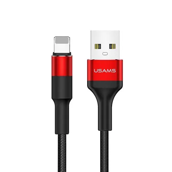 Kabel USAMS pleciony U5 2A US-SJ220 Czerwony